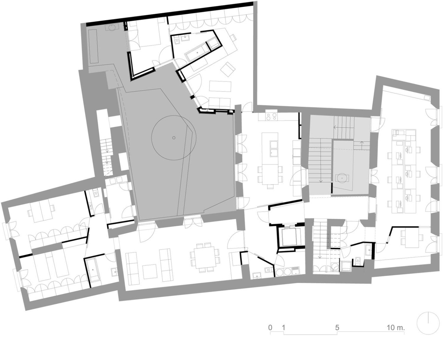 Housing level. Collage house, Bosch Capdeferro.