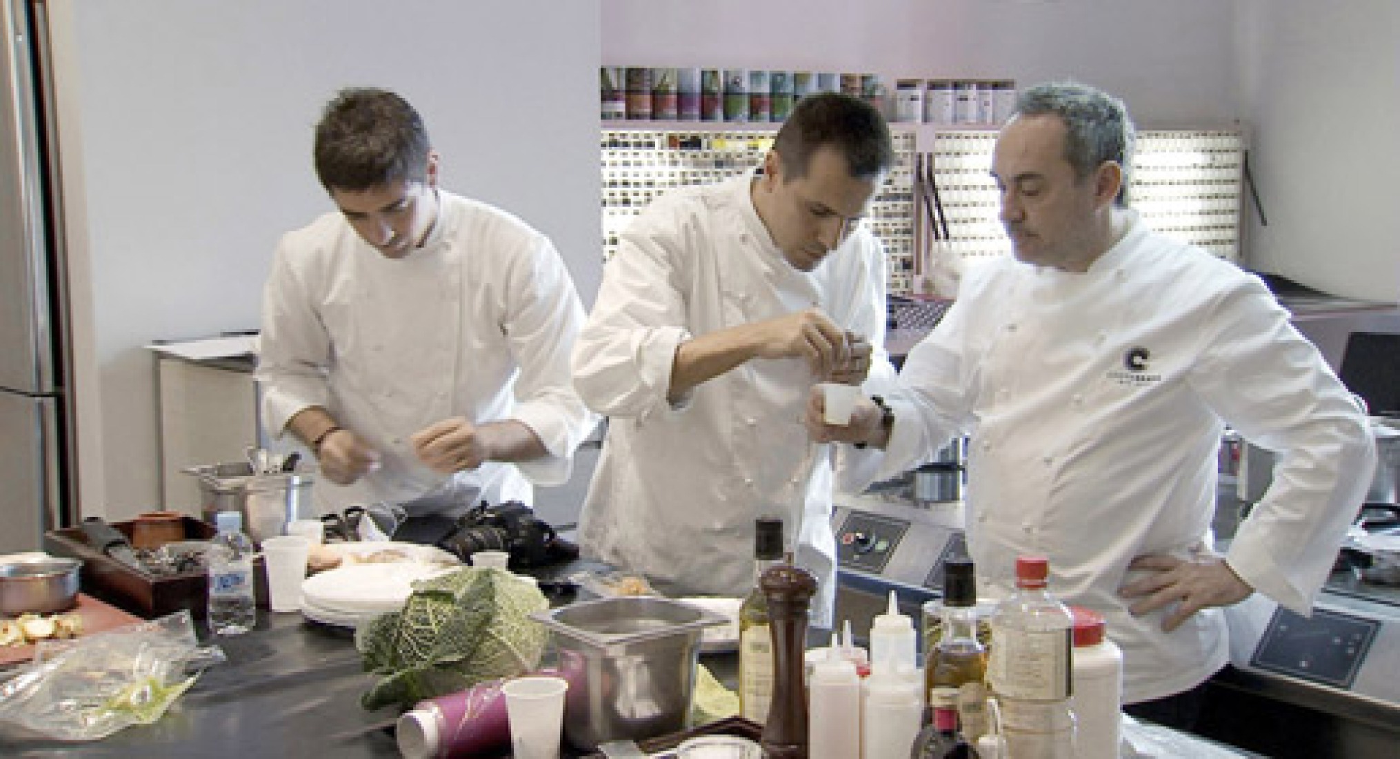 Eduard Xatruch, Oriol Castro and Ferran Adrià   © Alive Mind Cinema