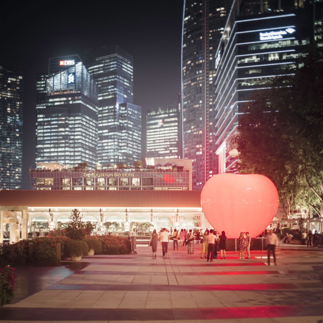 "No más espacio libre? Reclamamos "- Marina Bay. Imagen cortesía del Pabellón de Singapur, 16ª Exposición Internacional de Arquitectura, La Biennale di Venezia