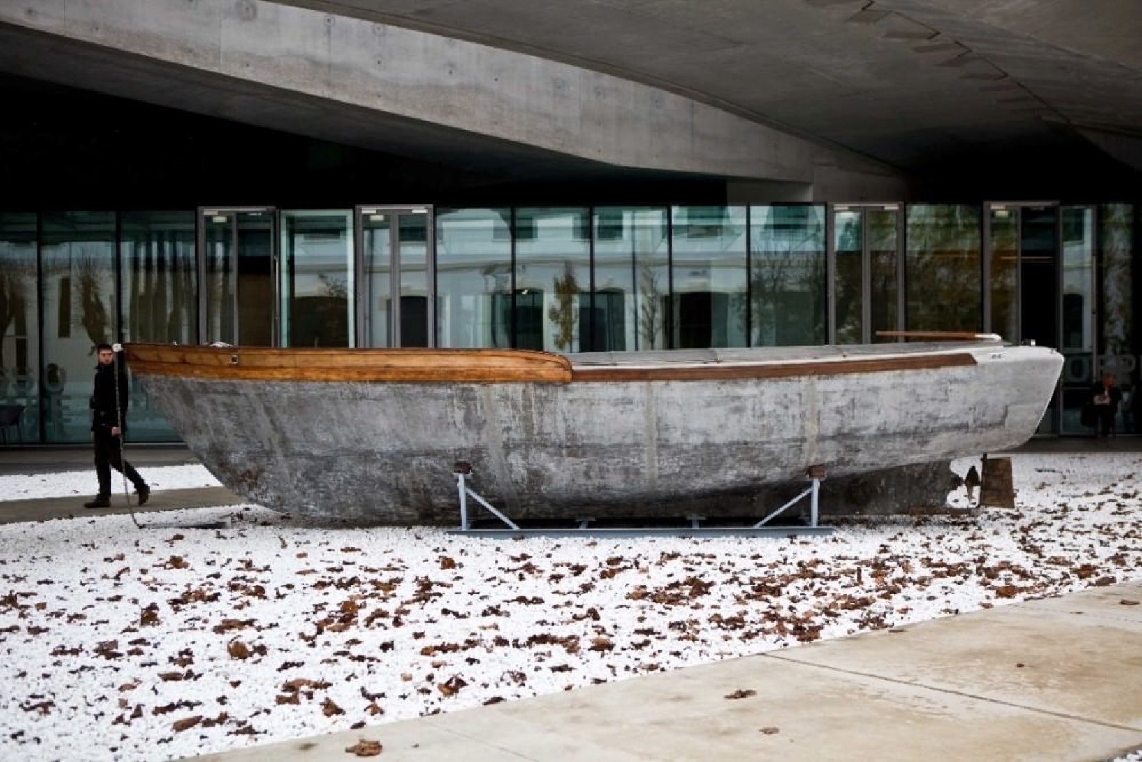 Pier Luigi Nervi La Giuseppa, 1972 Barca en ferrocemento, Foto de Cesare Querci, 2010 