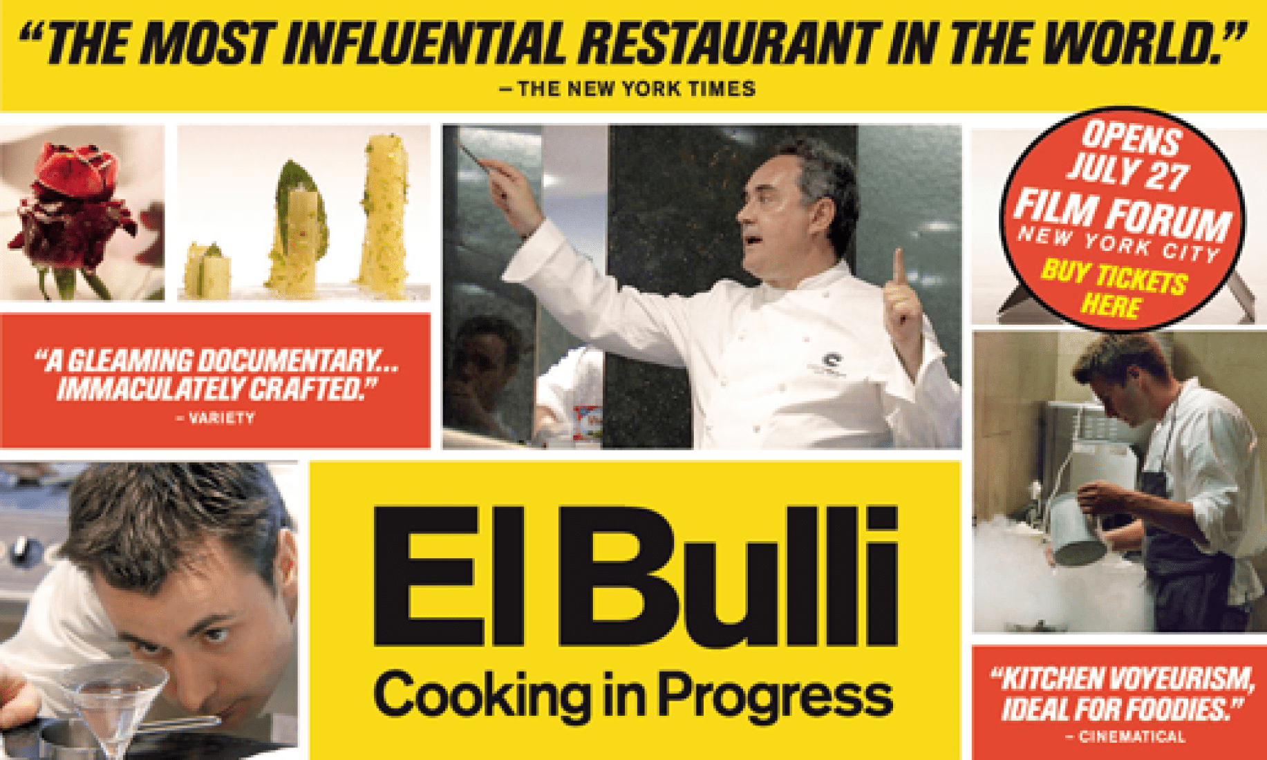 EL BULLI: COOKING IN PROGRESS