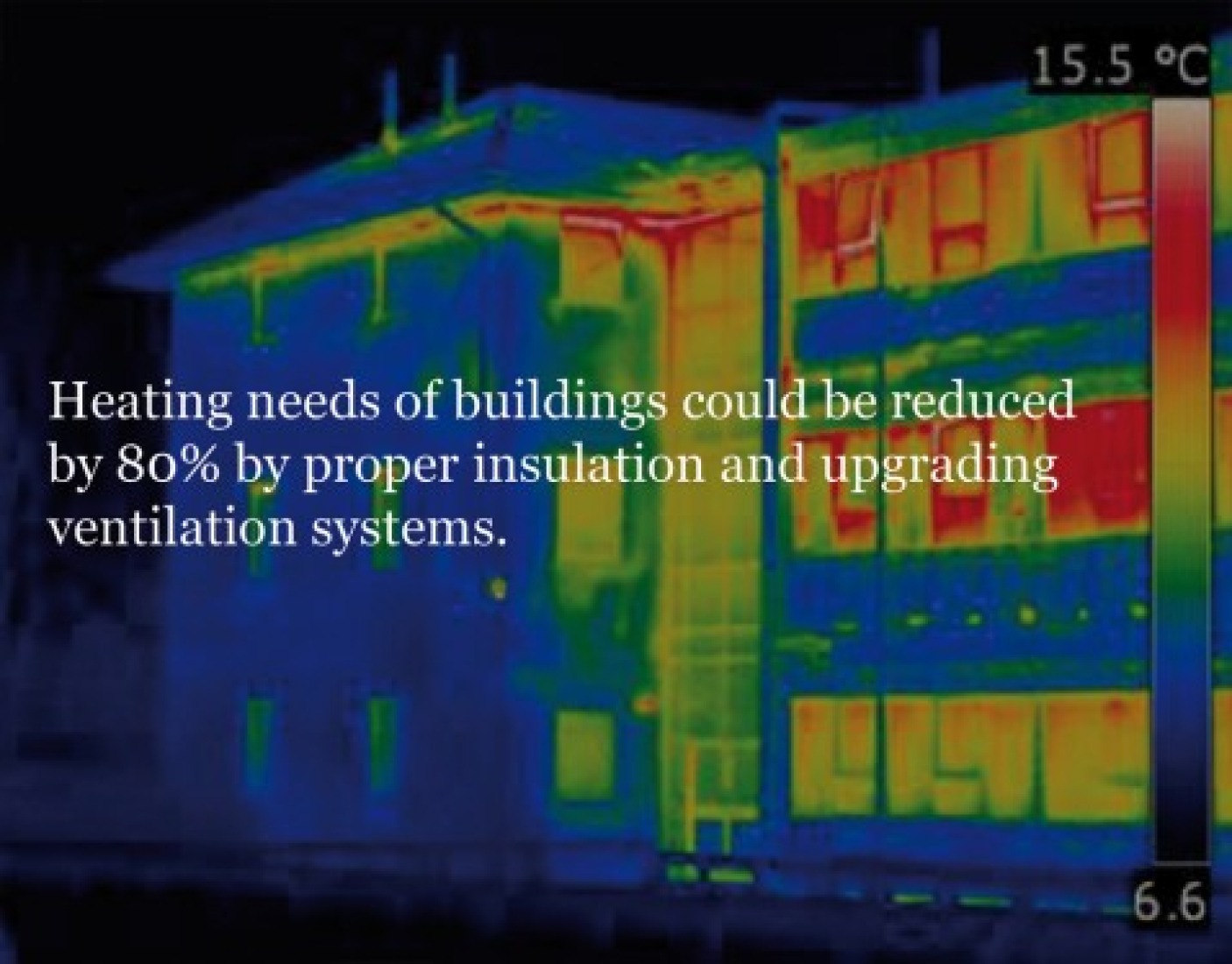 The heating needs of buildings can be reduced by 80%, proposing systems that improve insulation and ventilation.