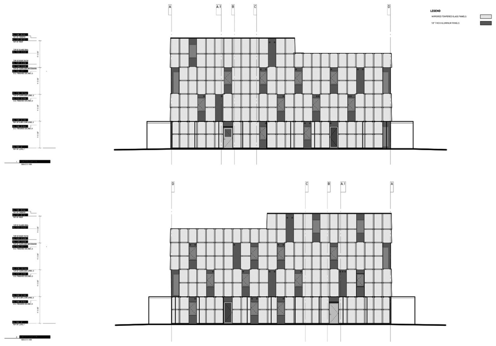 Alzados. Bloque de apartamentos 548 Stradbrook por 5468796 Architecture.