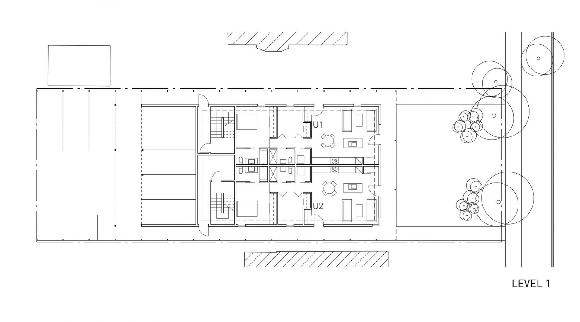 Planta baja. Bloque de apartamentos 548 Stradbrook por 5468796 Architecture.