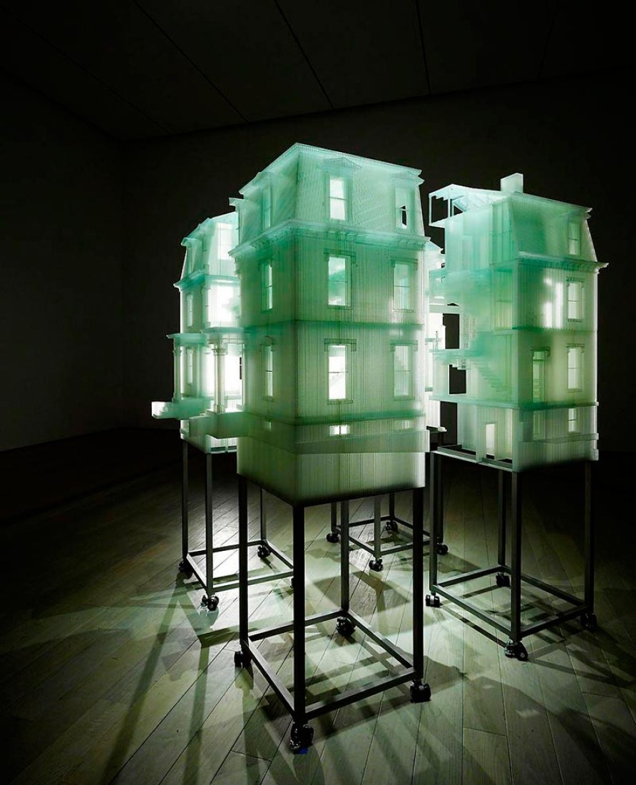 Imagen de la exposición "Perfect House" de Do Ho Suh en el Museo de Arte Contemporáneo Siglo XXI en Kanazawa. Corte de vídeo