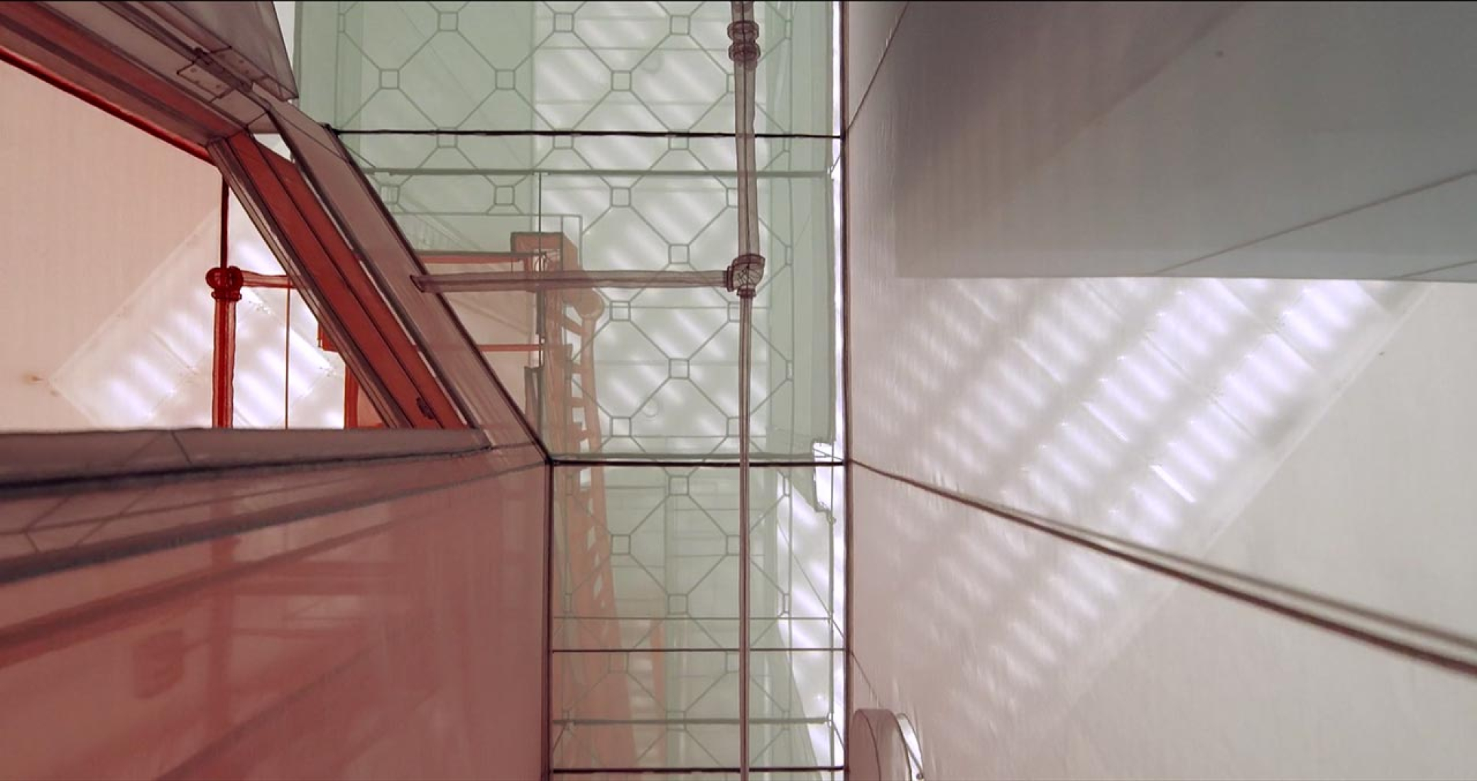 Imagen de la exposición "Perfect House" de Do Ho Suh en el Museo de Arte Contemporáneo Siglo XXI en Kanazawa. Corte de vídeo