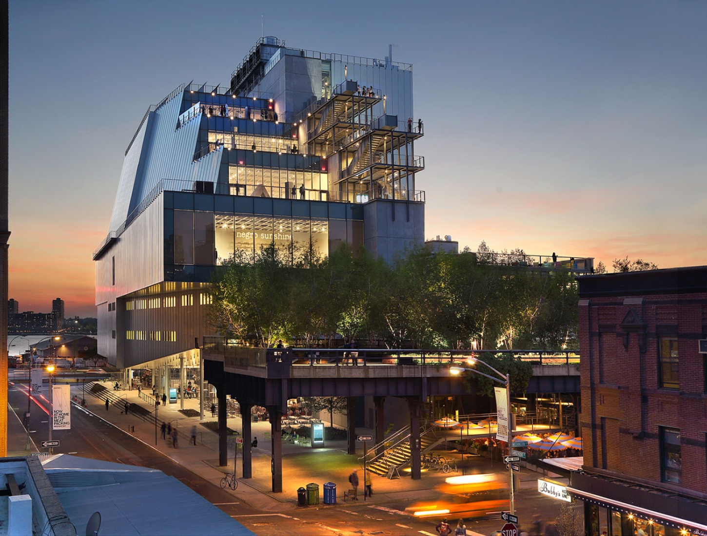 The Whitney Museum of American Art por Renzo Piano Building Workshop (2007-2015). Fotografía © Ed Lederman.