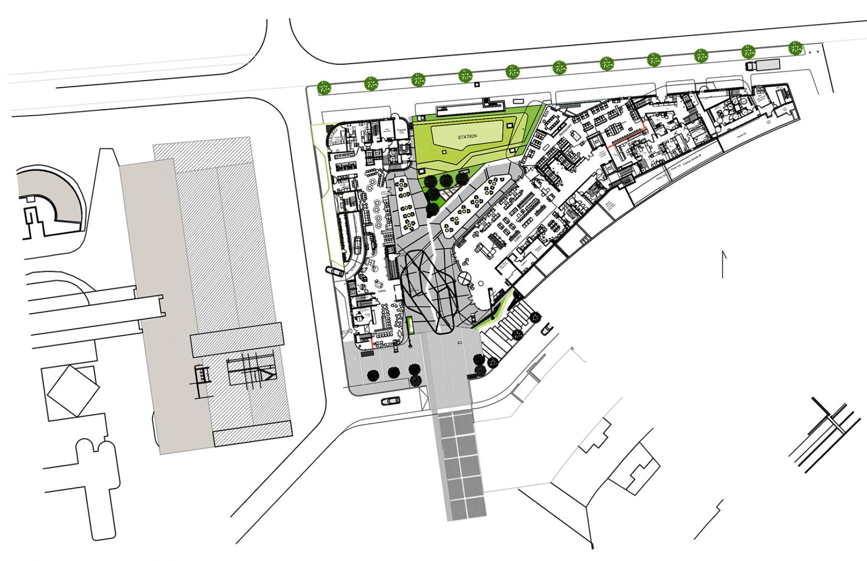 Entrance floor plan. Hotels Accor by Arte Charpentier Architects. 