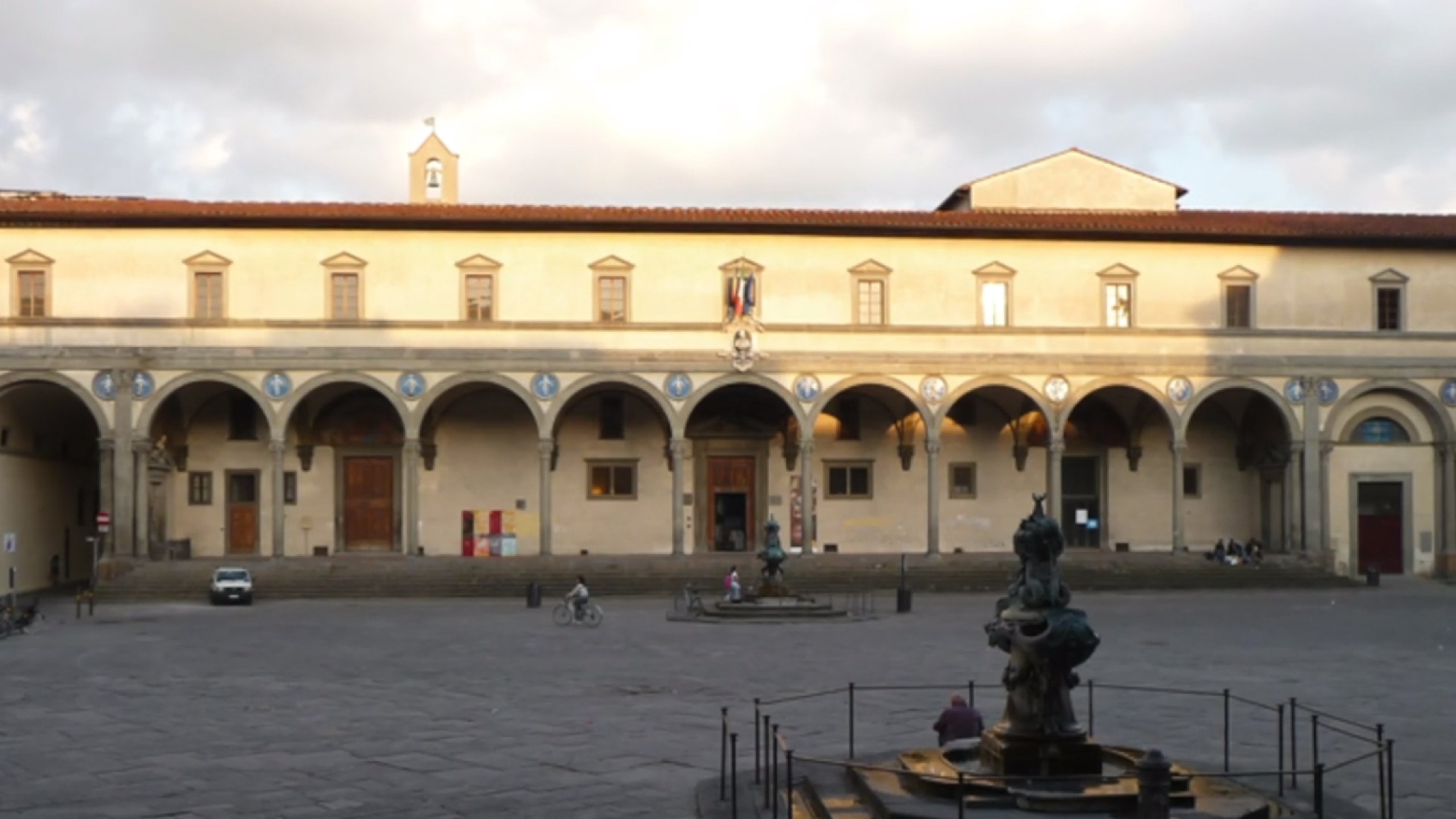 L'Ospedale degli Innocenti, built in 1419 by Brunelleschi. Alison Killing: There’s a better way to die, and architecture can help. Video screenshot. 