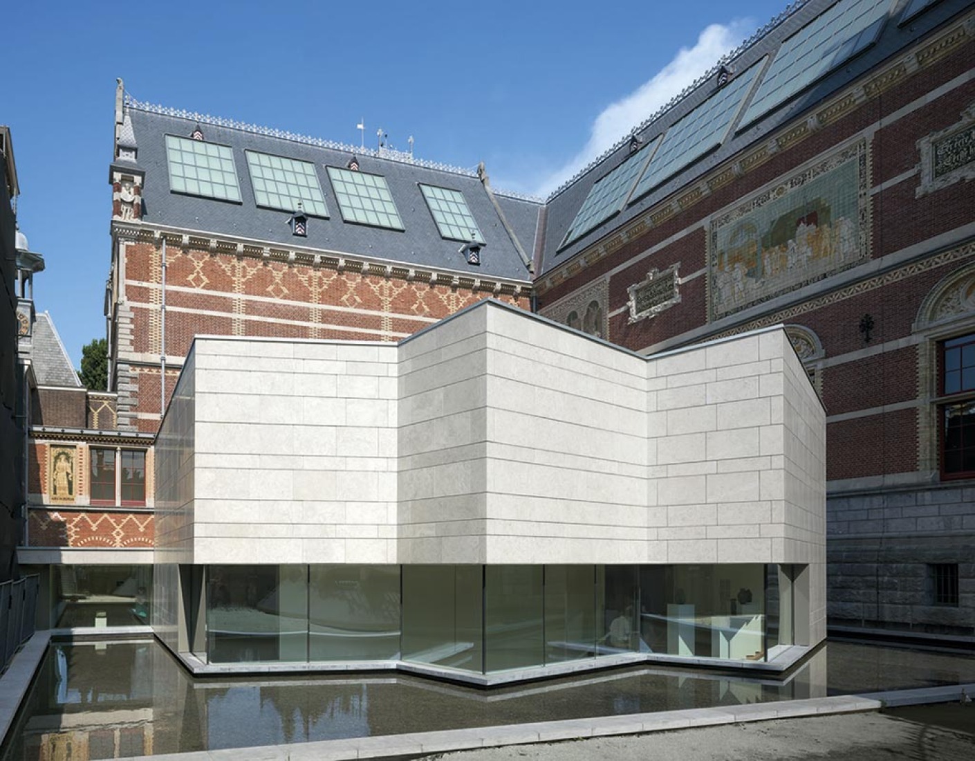 Pabellón asiatico, Rijksmuseum de Ámsterdam por Cruz y Ortiz Arquitectos. Fotografía © Duccio Malagamba. 