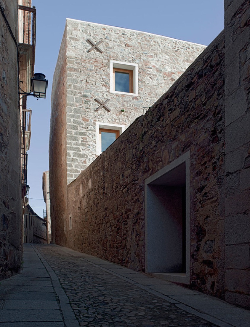 Atrio, Relais Châteaux por Mansilla+Tuñón Arq. Fotografía © Luis Asín.