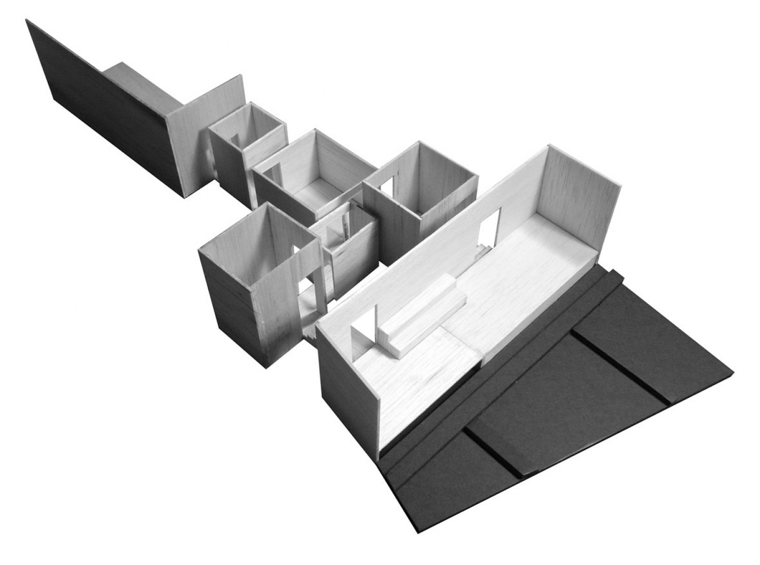 Model. Suitability of the Domus Avinyó site by Vora Arquitectura. a de tiempo. Adecuación yacimiento Domus Avinyó por Vora Arquitectura. 