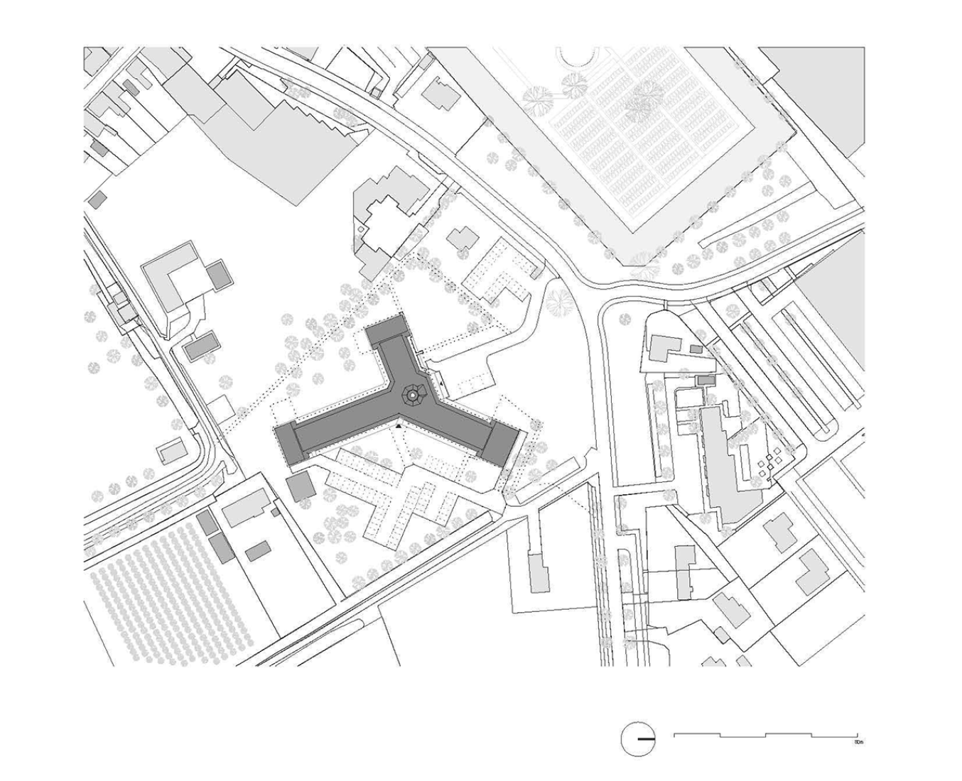 Plano de situación. Ayuntamiento de Borsele por Atelier Kempe Thill.