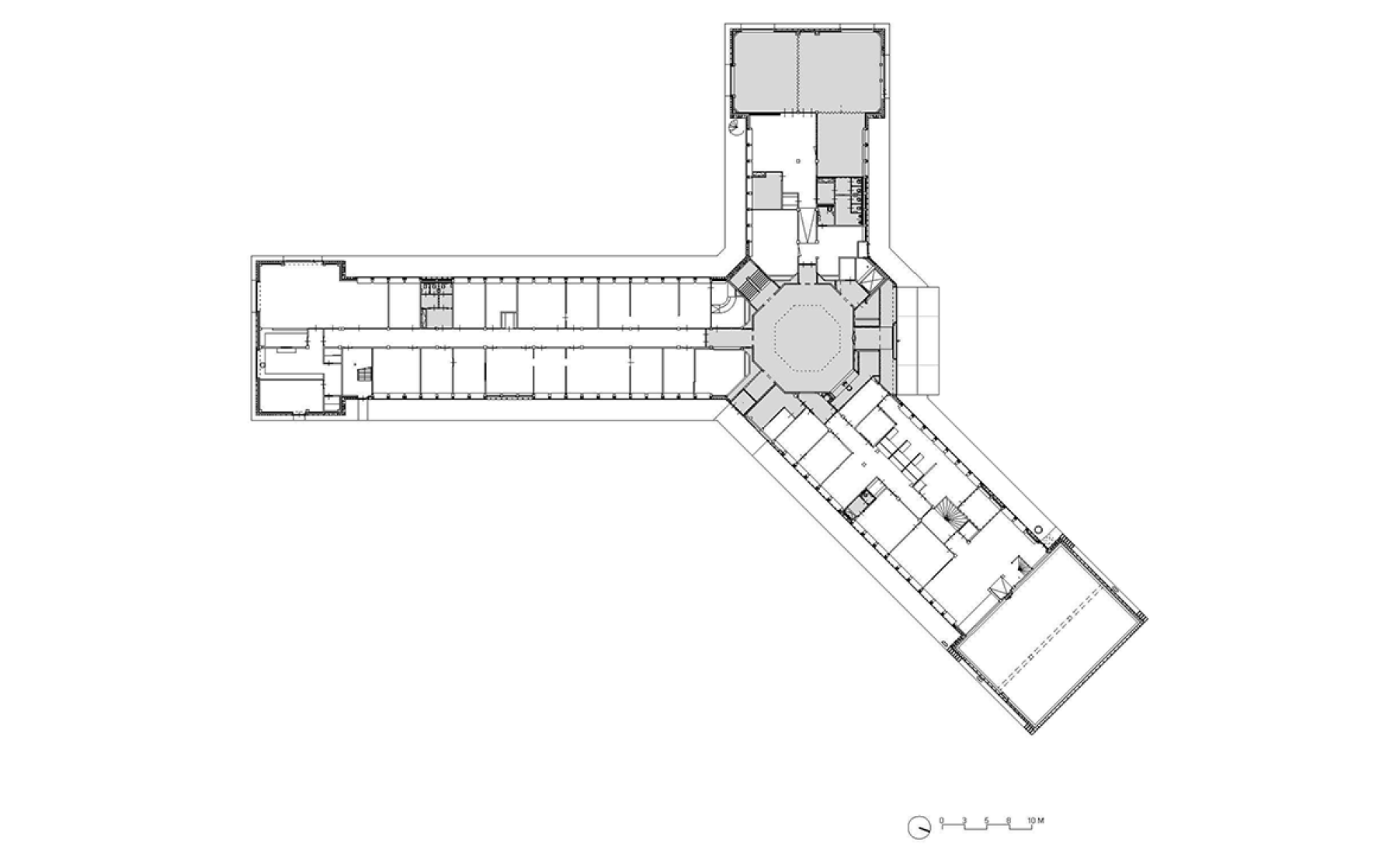 Planta baja. Ayuntamiento de Borsele por Atelier Kempe Thill.