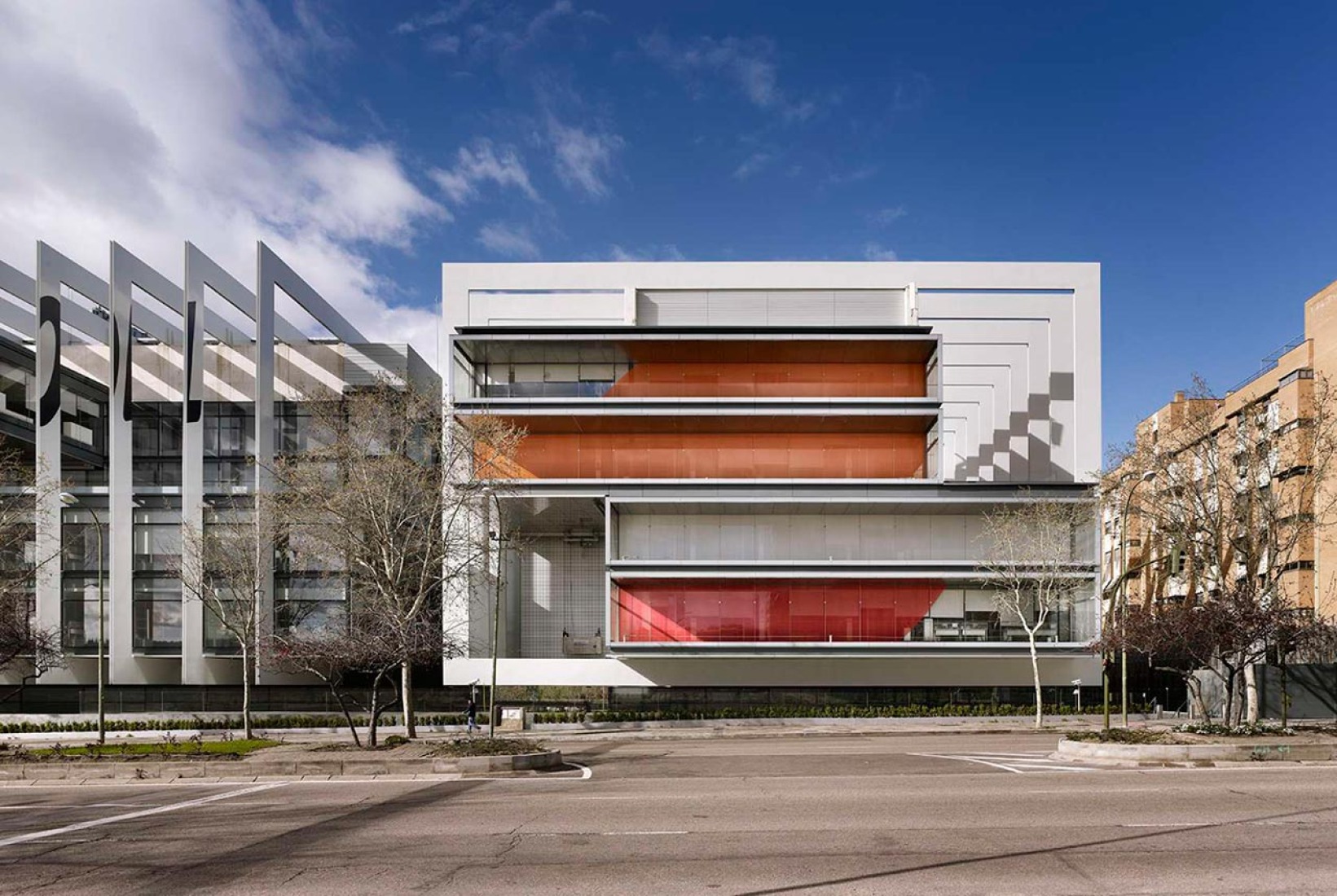 Campus Repsol de Madrid, por Rafael de La-Hoz Arquitectos. Fotografía © Alfonso Quiroga.