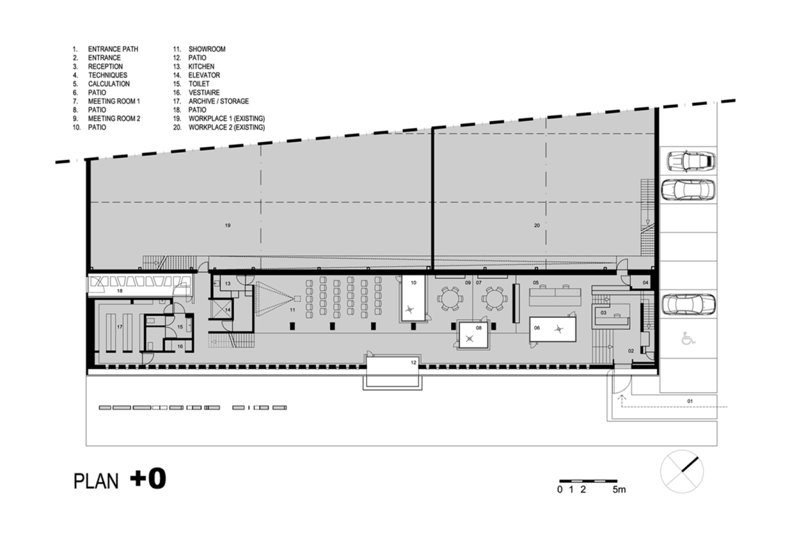 Ground floor. Office LL by Caan Architecten. 