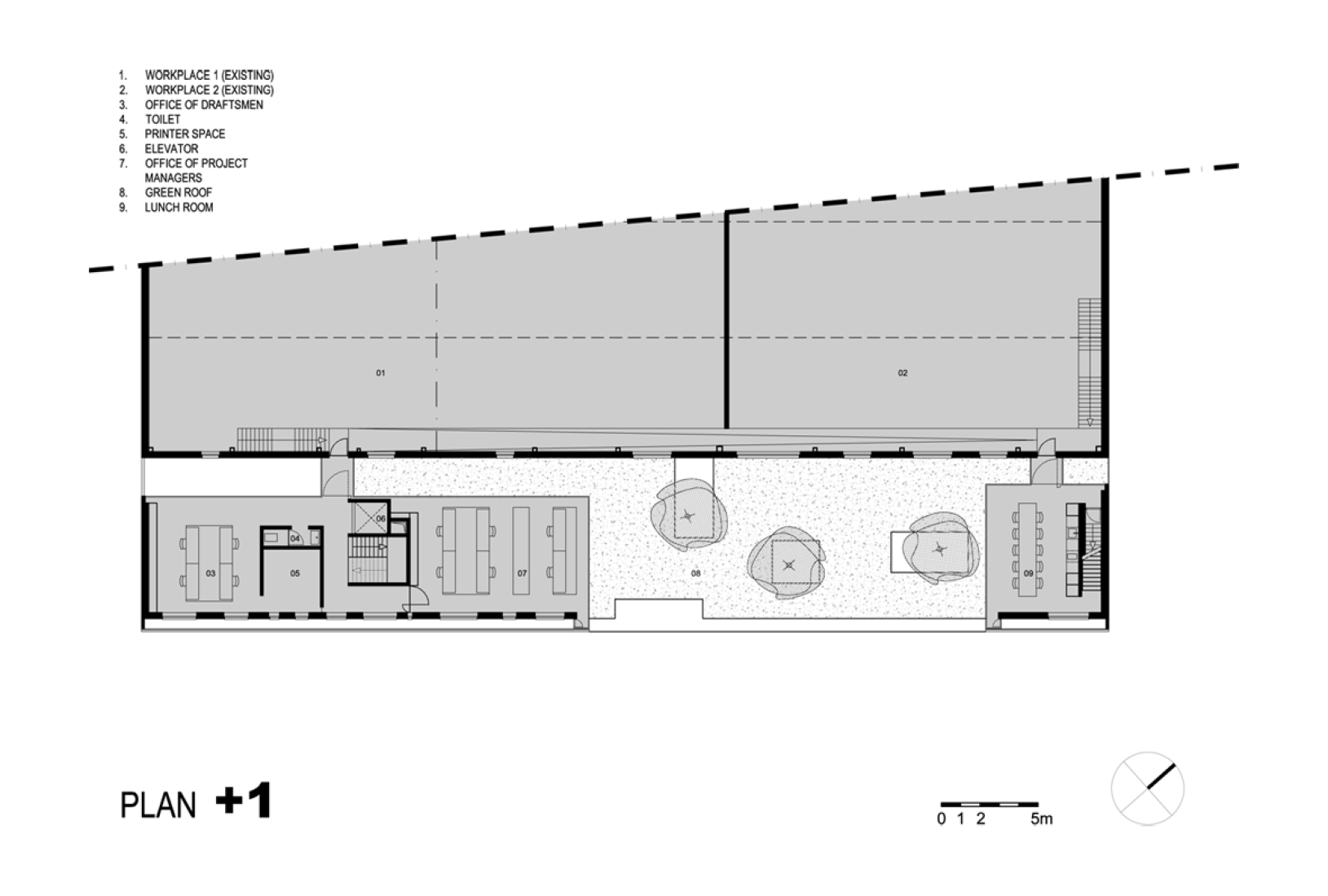 First floor. Office LL by Caan Architecten.