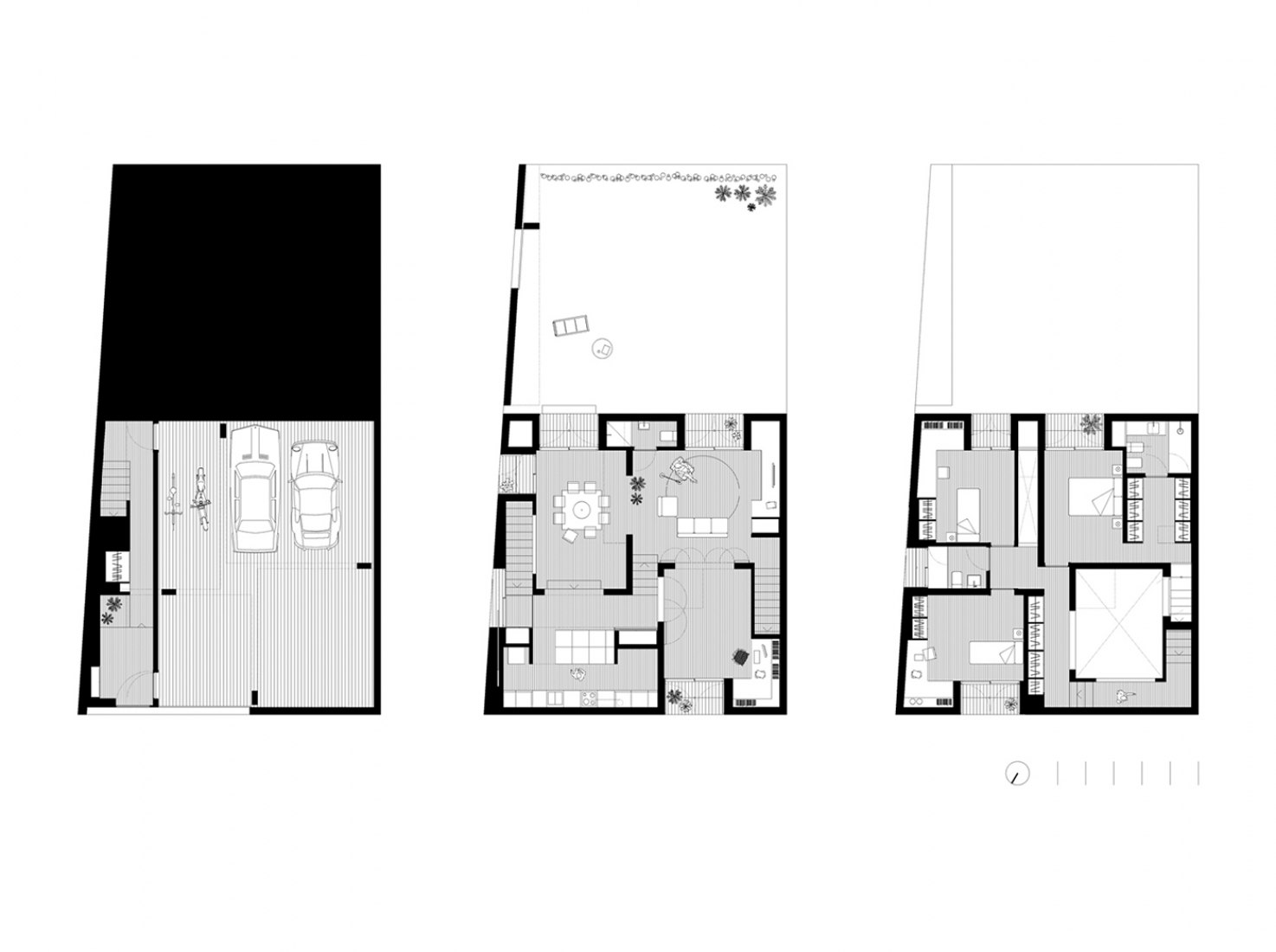 Floor plans. Jordi and Africa´s home by TEd´A architects.