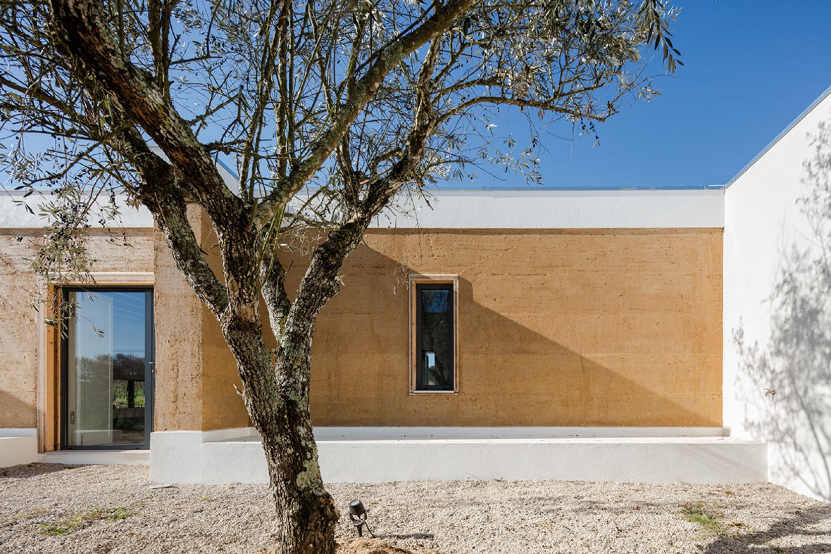 Exterior view of the plot. Vineyard house by Blaanc. Photography © João Morgado