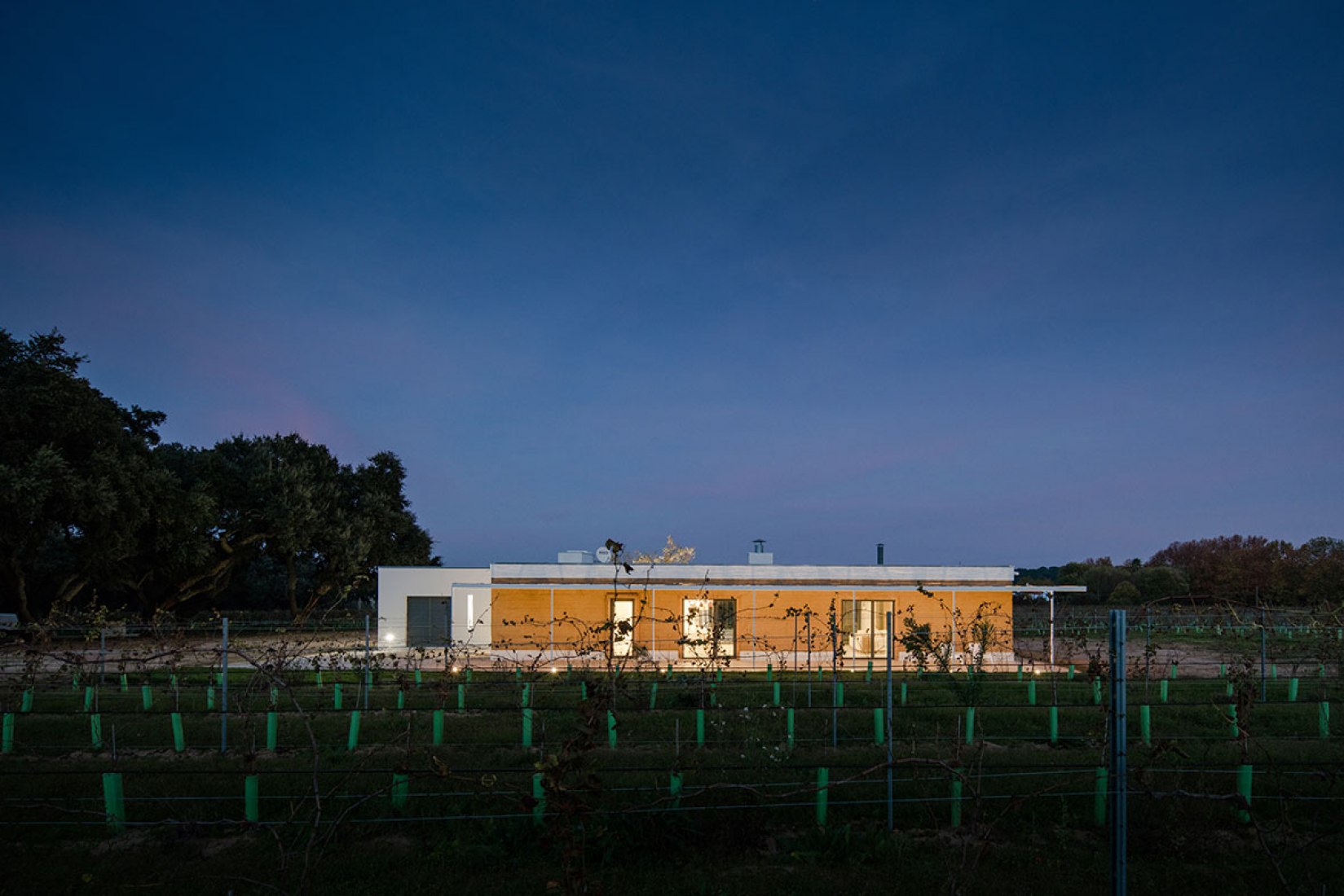 Exterior view. Vineyard house by Blaanc. Photography © João Morgado.. Casa en un viñedo por Blaanc. Fotografía © João Morgado.