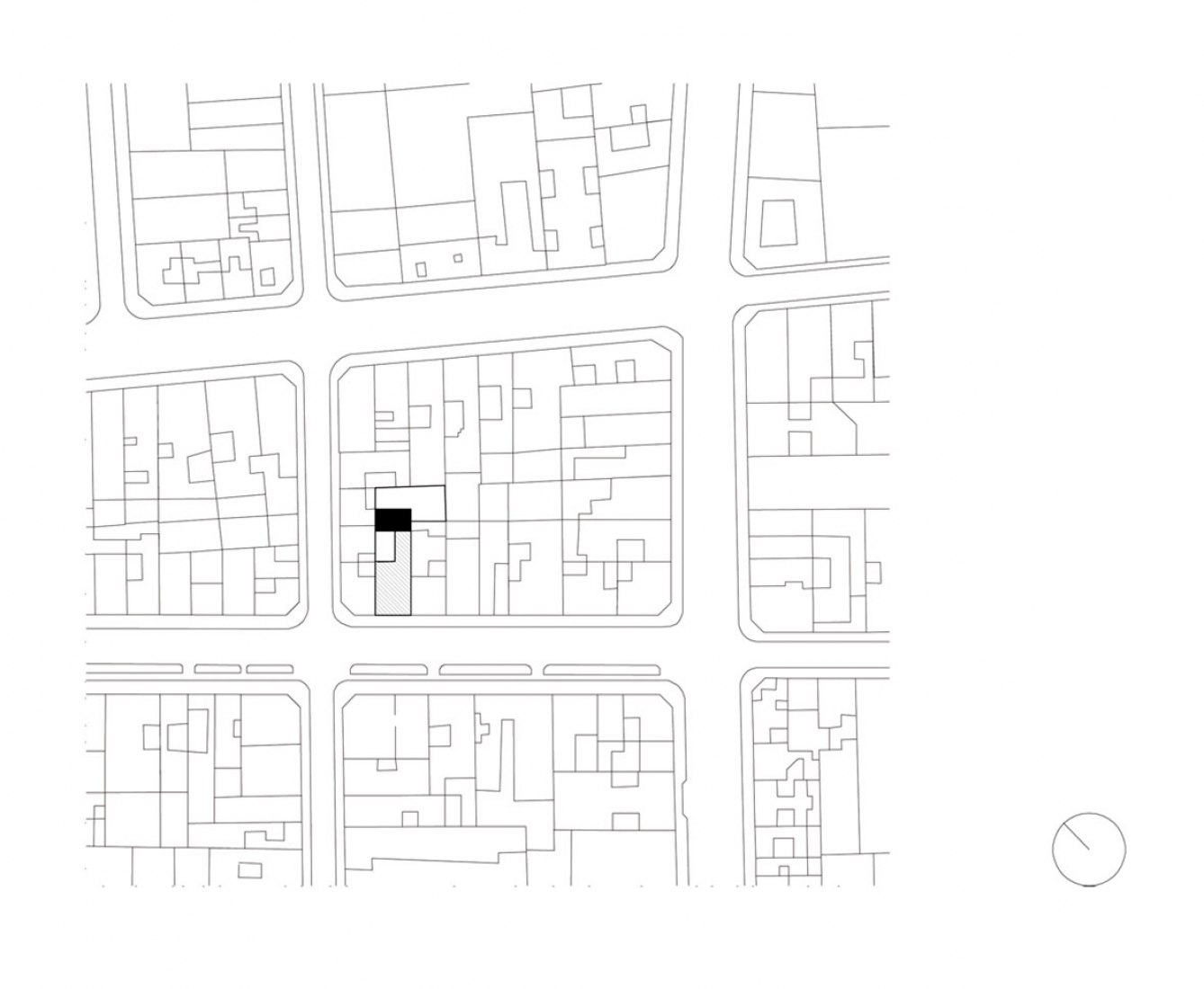 Location plan. Piñeiro house by Adamo-Faiden.