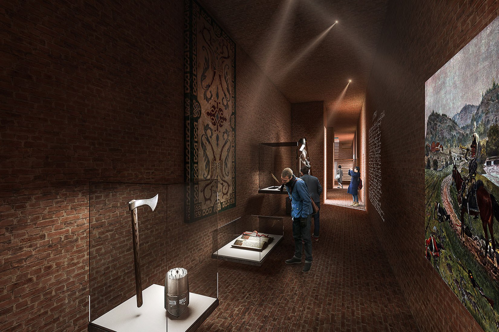 Inside. New Nyborg Castle by Cubo and jaja Architects.