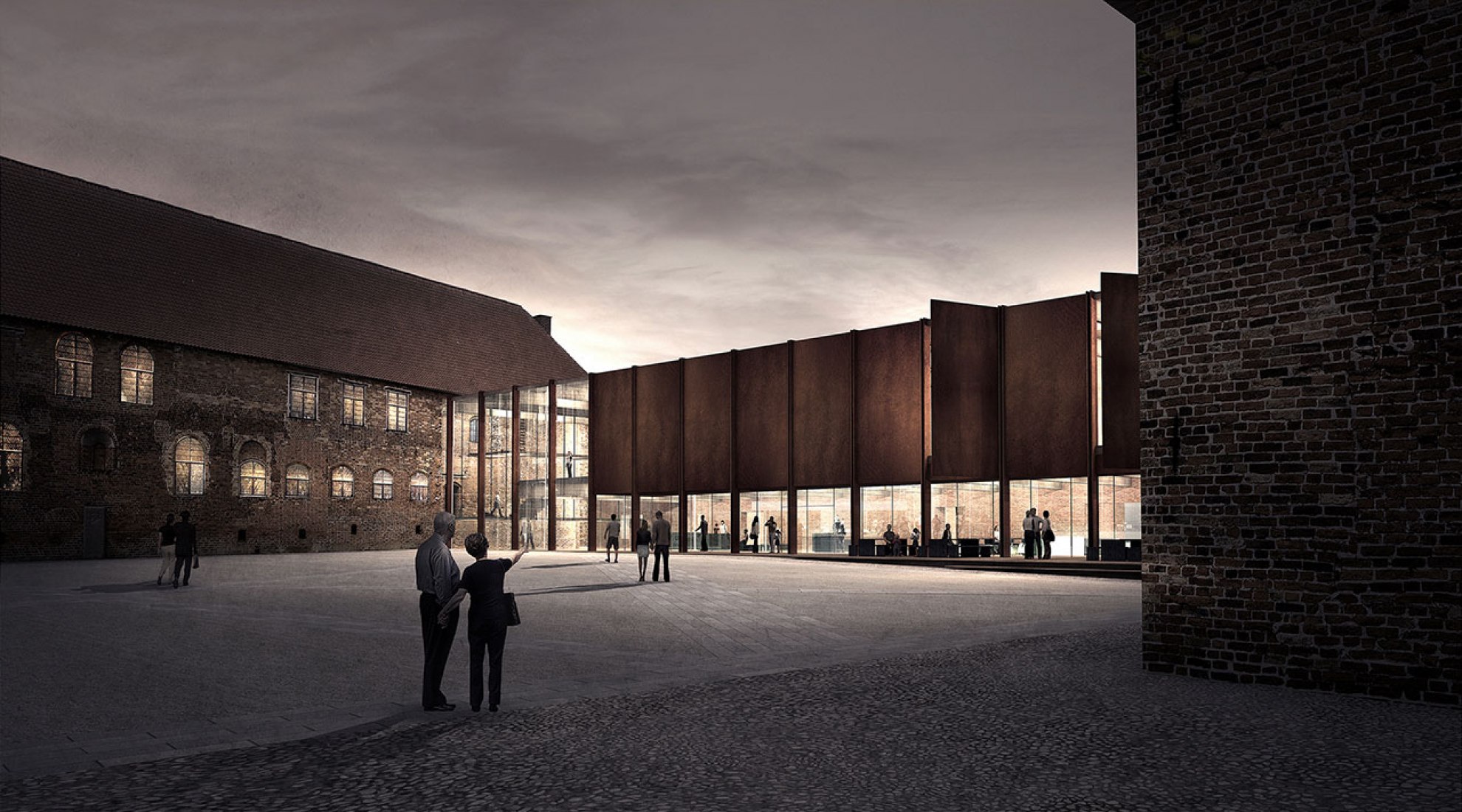 Exterior view. New Nyborg Castle by Cubo and jaja Architects.