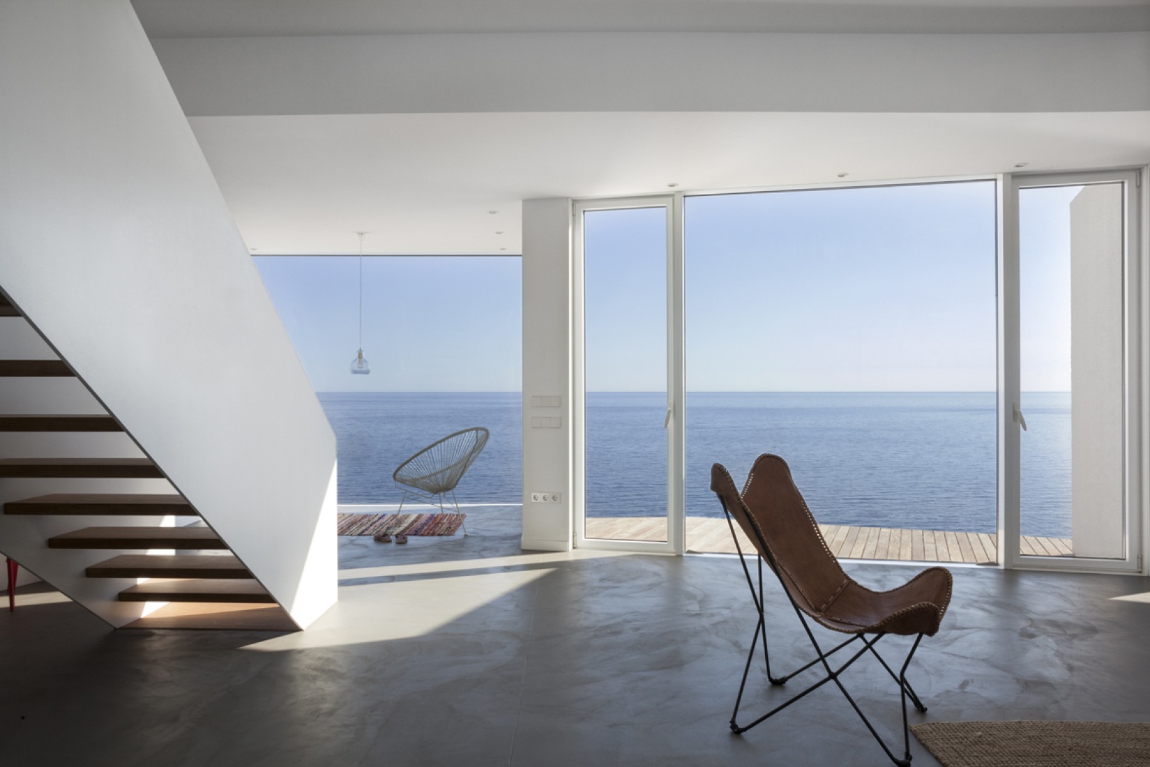 Interior view of the Sunflower House by Cadaval & Solá Morales. Photography © Sandra Pereznieto.