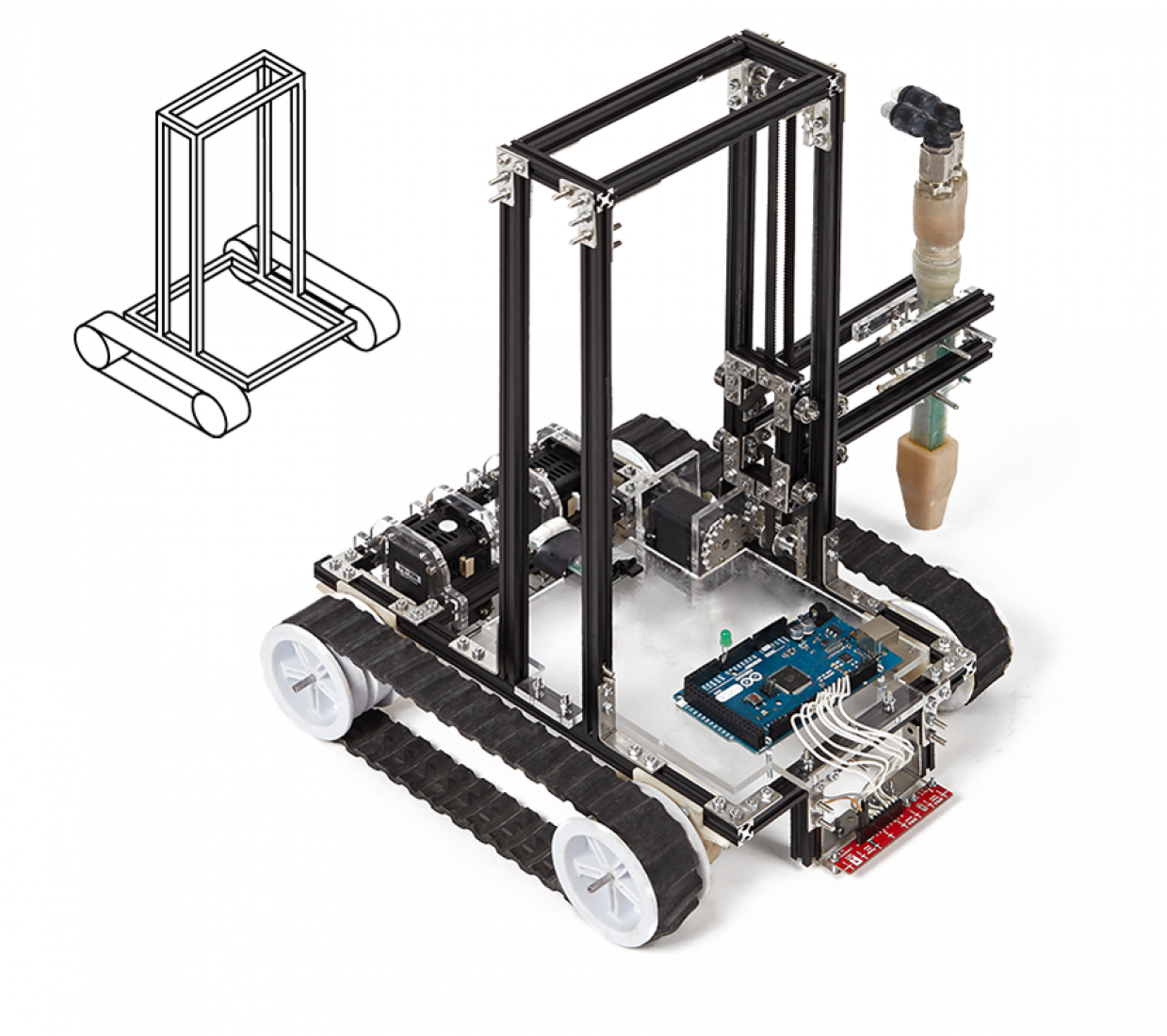 Foundation robot. Minibuilders, by the IAAC.