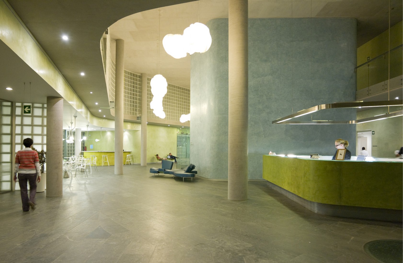 Interior view. Thermal baths "Termas de Tiberio" by Moneo Brock Studio. Photography © Jeff Brock.