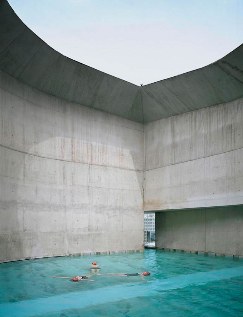 Interior view. Thermal baths "Termas de Tiberio" by Moneo Brock Studio. Photography © Jeff Brock.