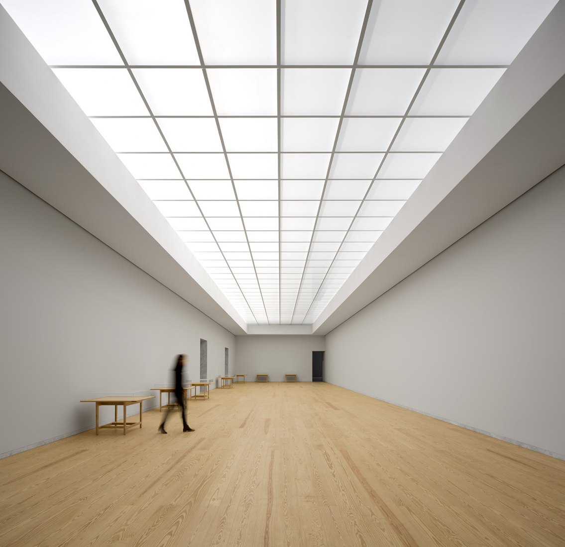 Vista interior. Museo de Arte Contemporáneo Nadir Afonso por Álvaro Siza. Fotografía cortesía de FG+SG © Fernando Guerra.