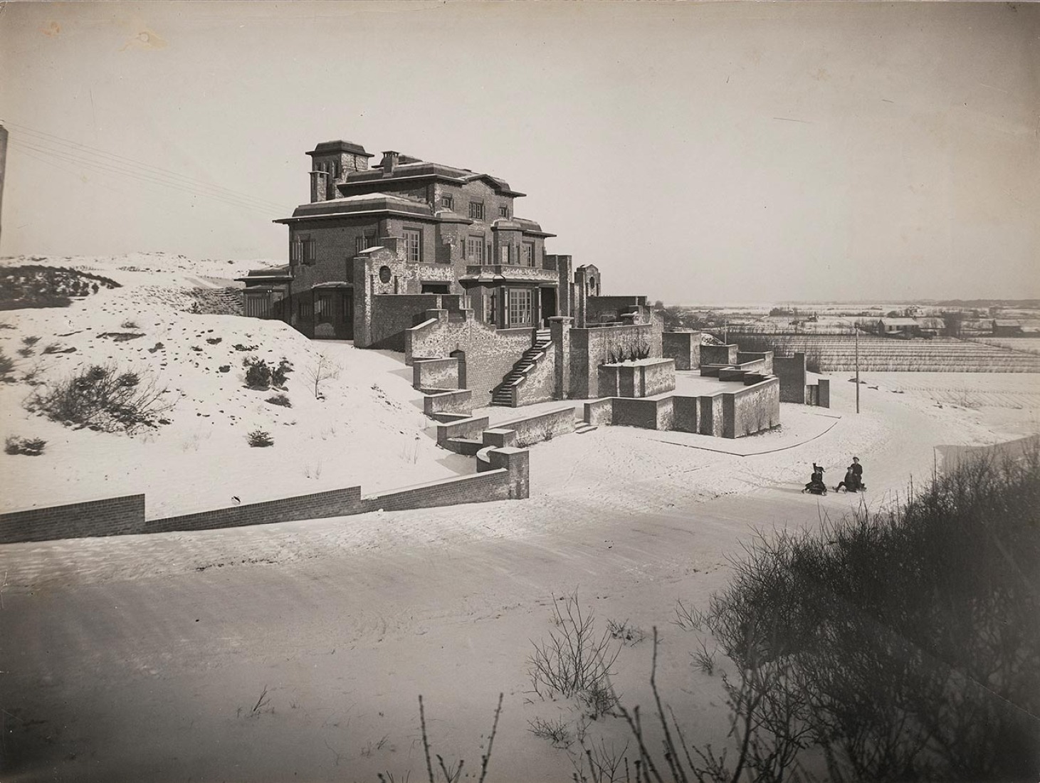 W. Kromhout. Villa Ruys, Noordwijk aan Zee. Photographer unknown. Fotografía cortesía Het Nieuwe Instituut.