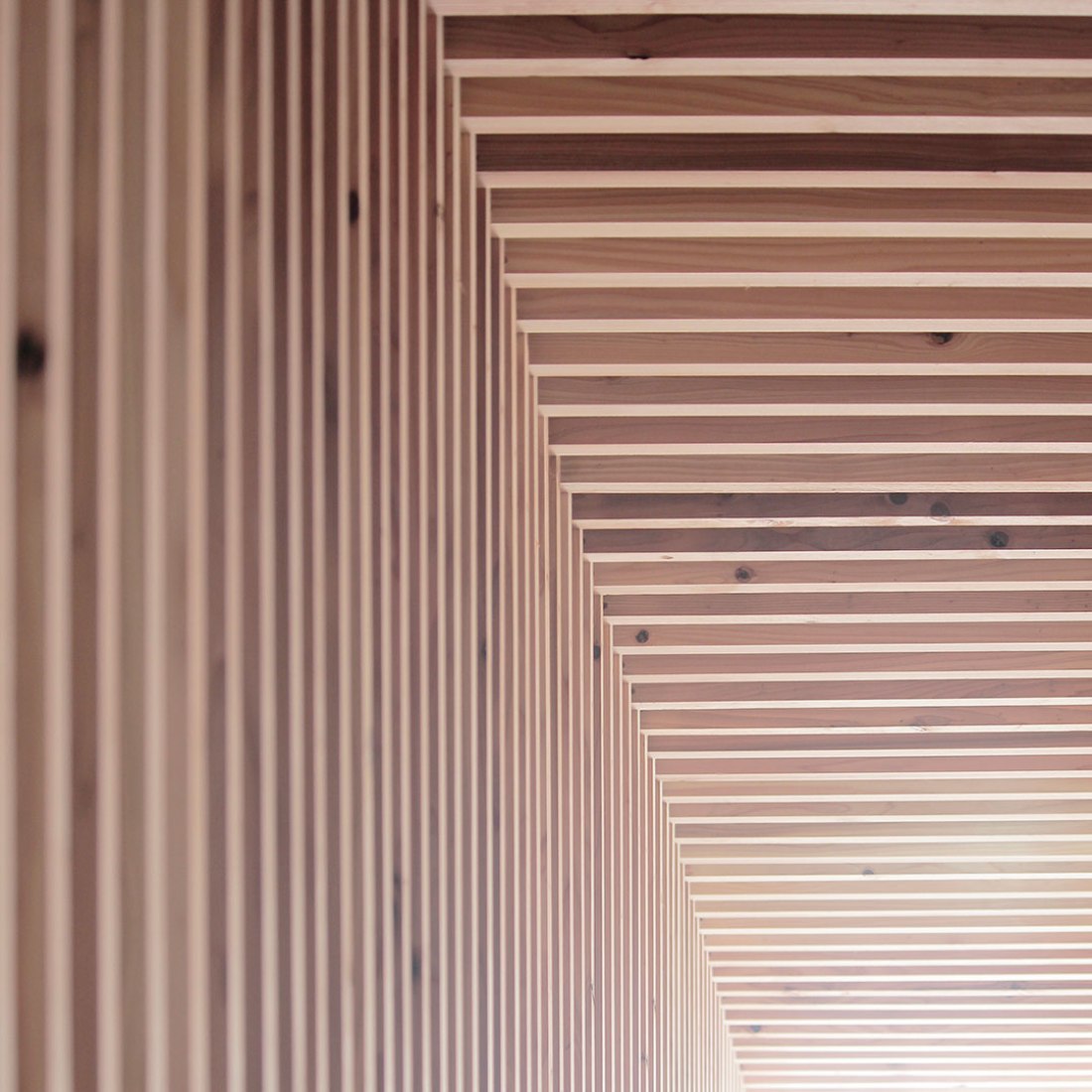 Inside view. N STRIPS house by Jun Murata. Photography © Jun Murata