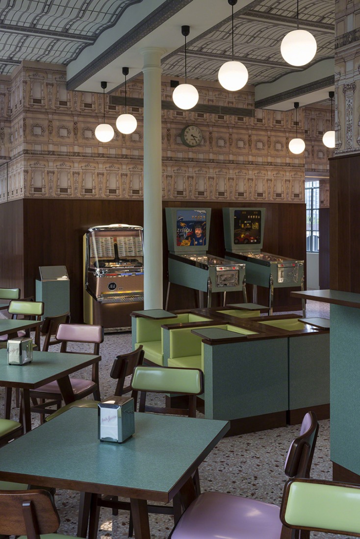 Bar Luce. Photograph @ Bas Princen. Courtesy of Fondazione Prada. 