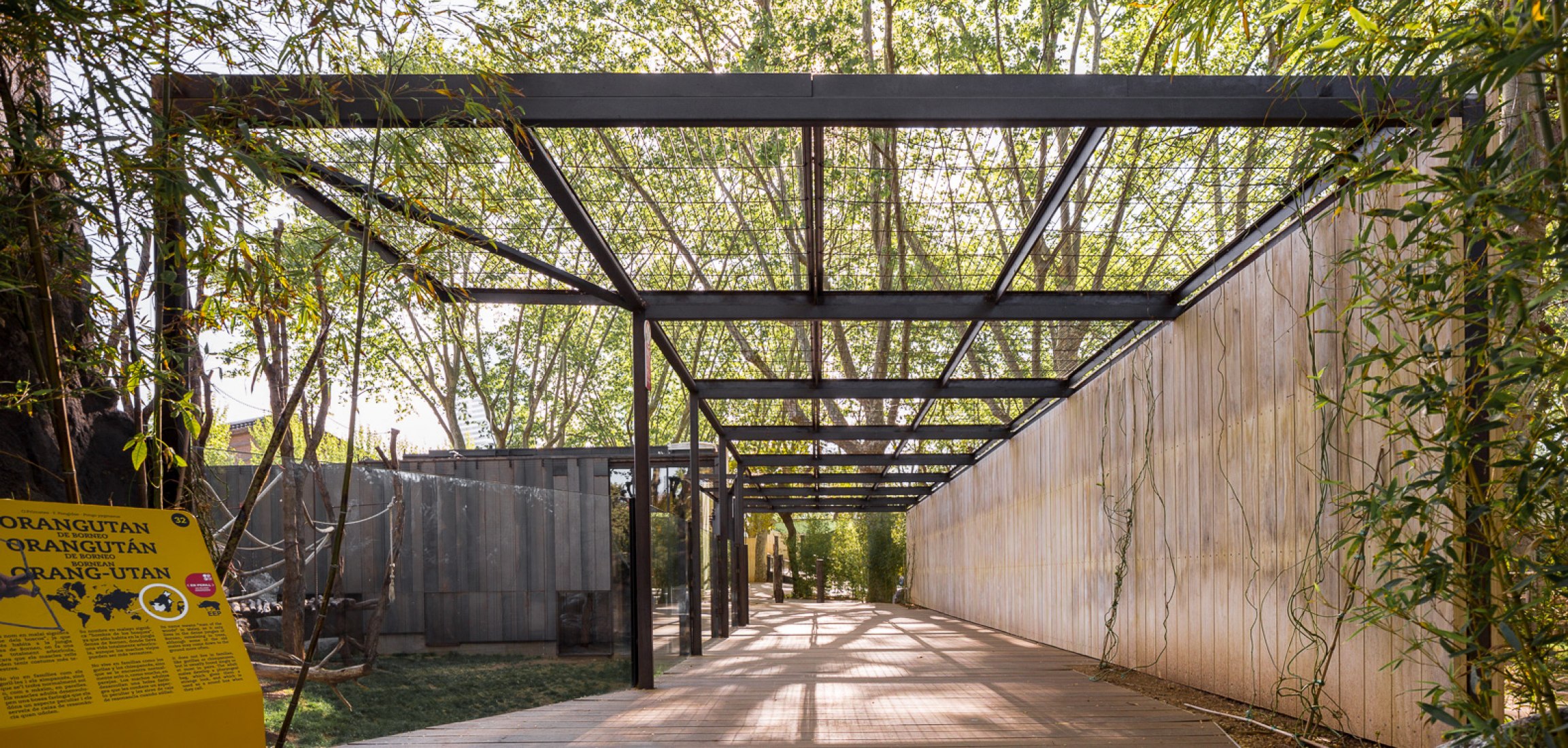 Barcelona Zoo orangutans habitat by Forgas Arquitectes. Photography © Simón García. Barcelona Zoo orangutans habitat by Forgas Arquitectes. Photography © Simón García