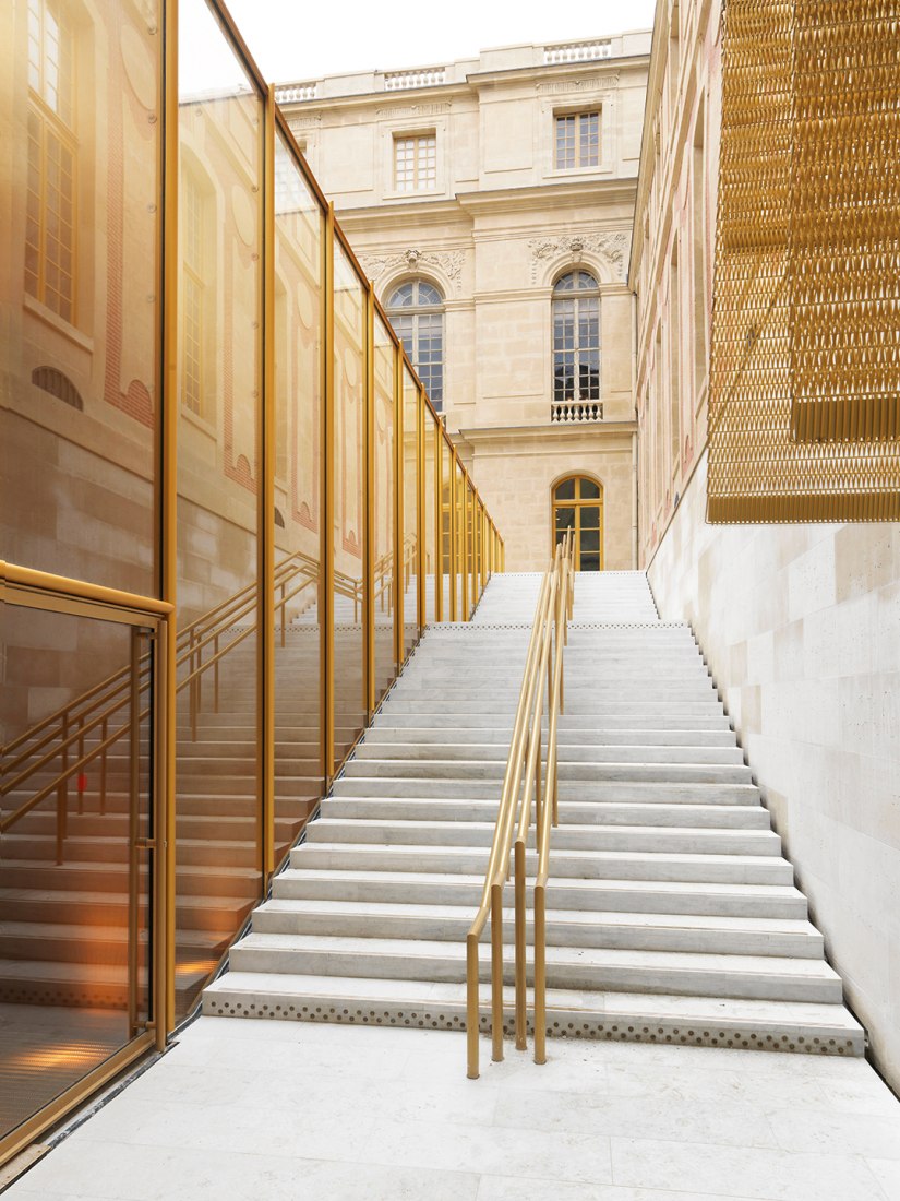 Vista exterior escalera. Pabellón Dufout por Dominique Perrault. Fotografía © André Morin/Dominique Perrault Architecture /Adagp