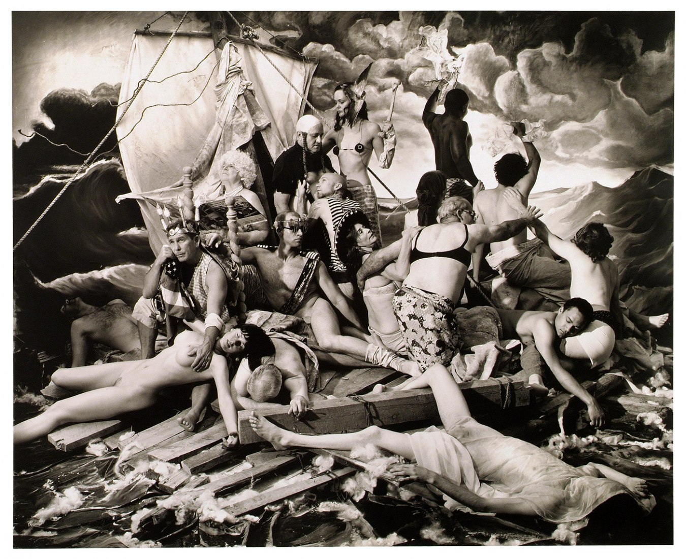 Joel Peter Witkin. The Raft of Georges W. Bush, 2006 © Joel Peter Witkin.