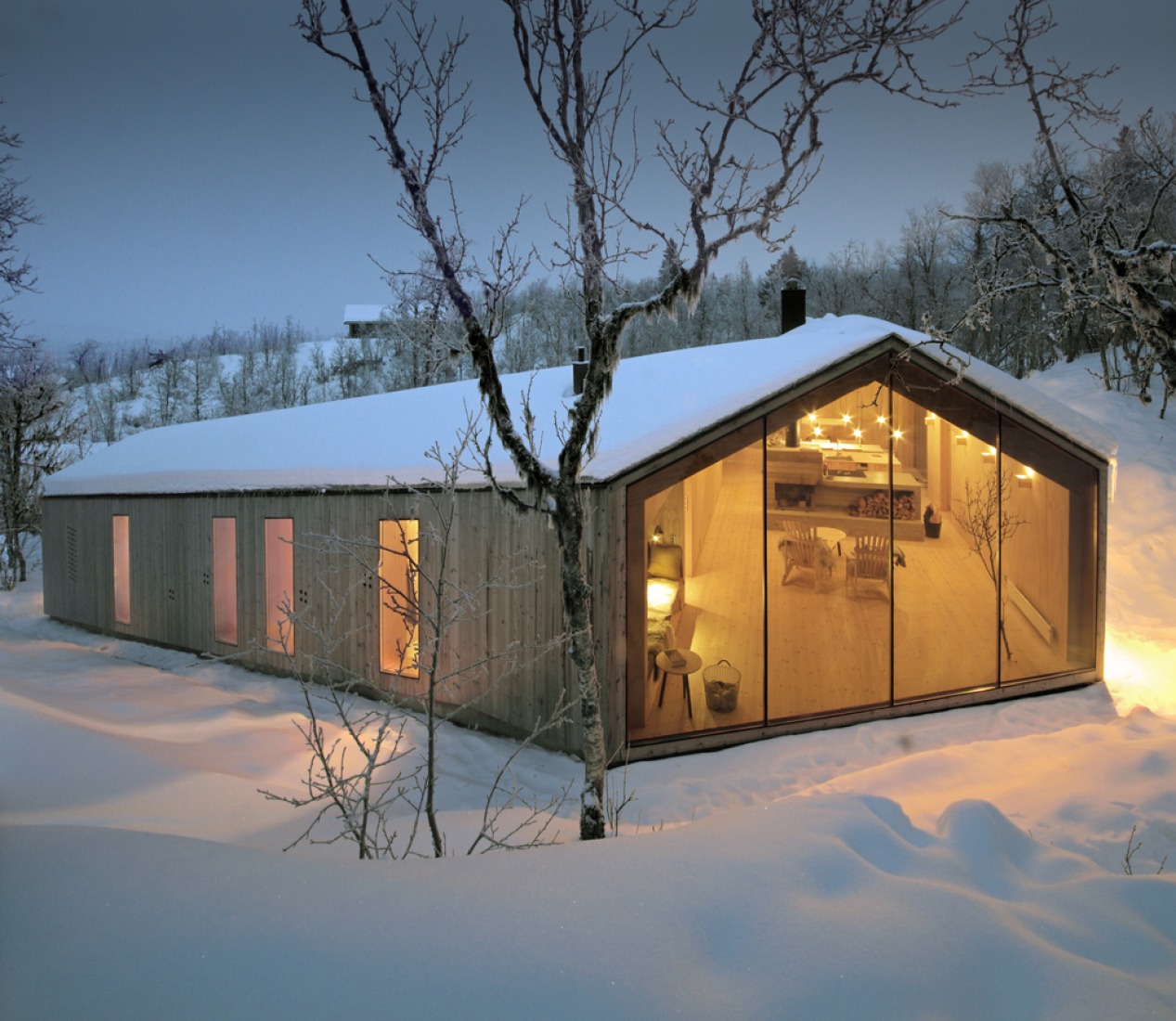 V-lodge by Reiuf Ramstad architects. Photograph © Søren Harder Nielsen.