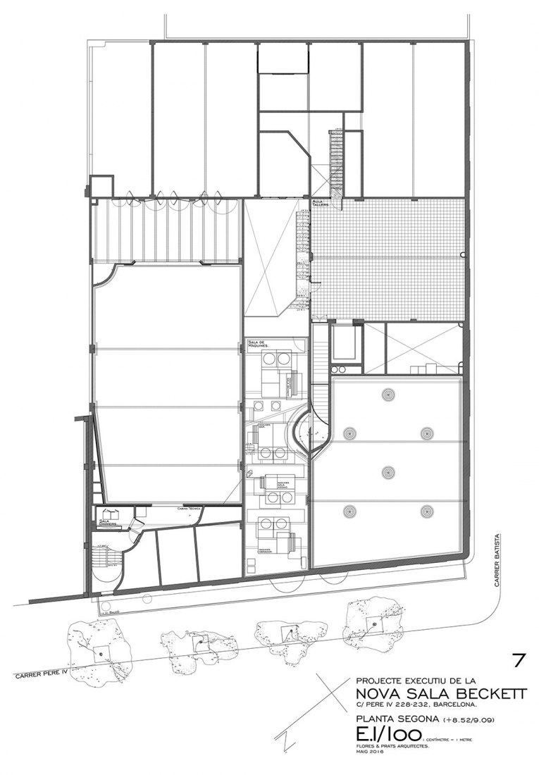 Segunda planta. Nueva Sala Beckett por Flores&Prats. 