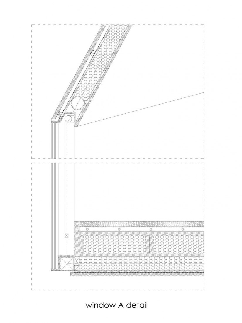 Sección constructiva. Casa en el árbol por Wee Studio.