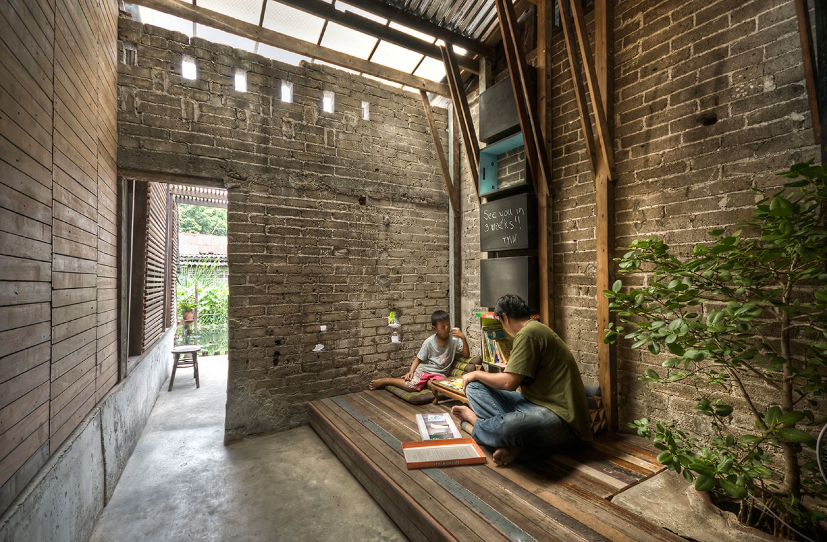 Old Market Library, 2009, Social center-library in Thailand by TYIN tegnestue. Photography © Pasi Aalto