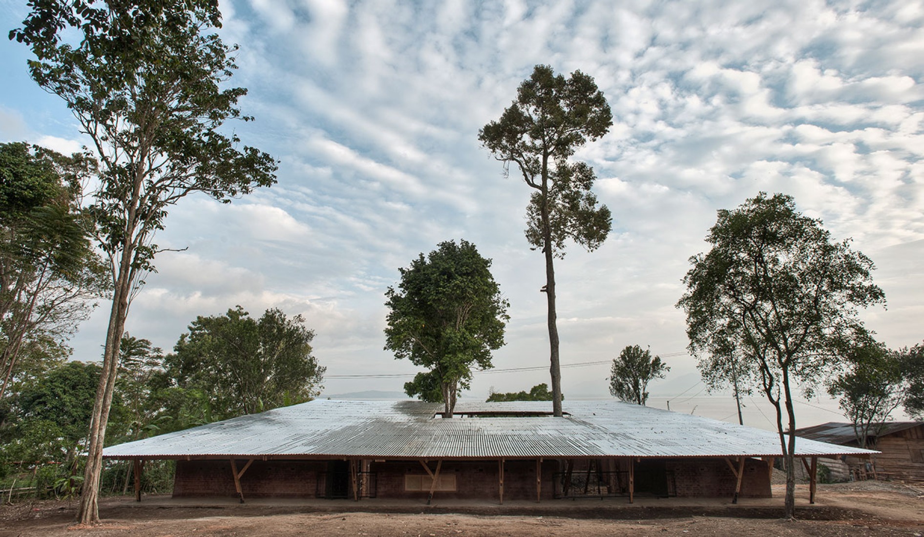 Cassia co-op training centre, 2011, Training center for local farmers in Indonesia by TYIN tegnestue. Photography © Pasi Aalto.