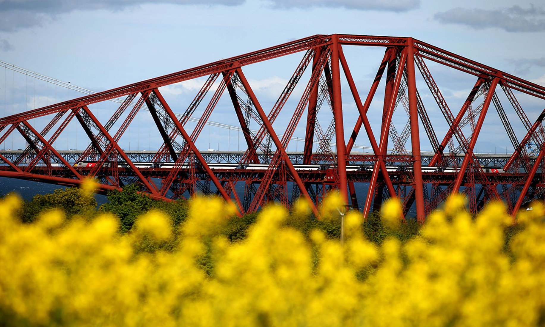 Detail of Forth Bridge in Scotland. Photography @ Andrew Milligan.