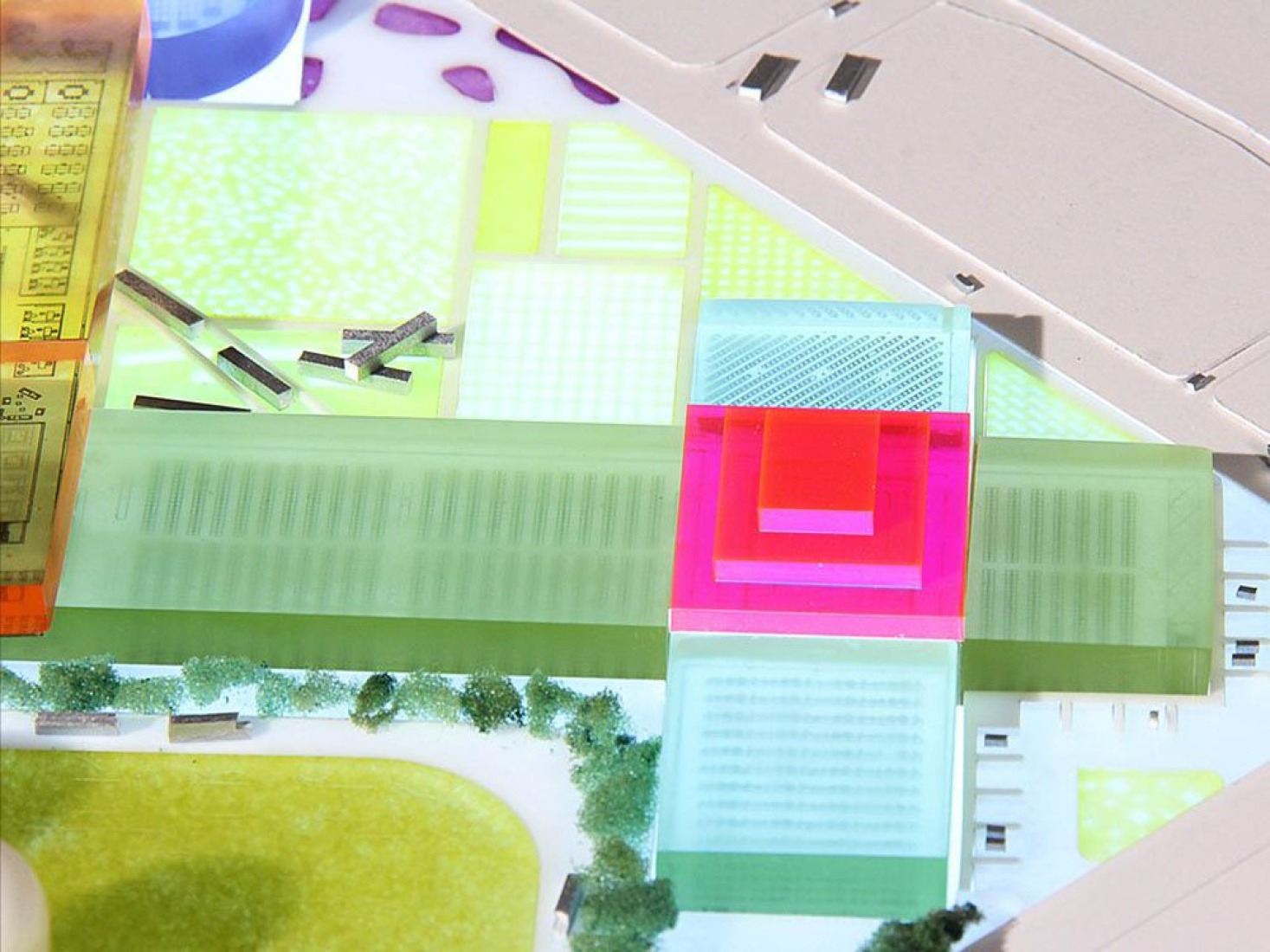 Model. Food Port in West Louisville by OMA. Image @ OMA - GBBN - Seed Capital.