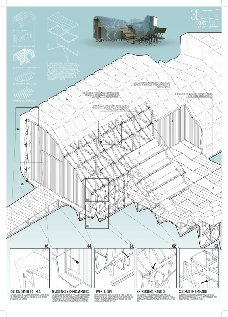 Information point of Donostia/San Sebastián 2016 by Zuloark. 