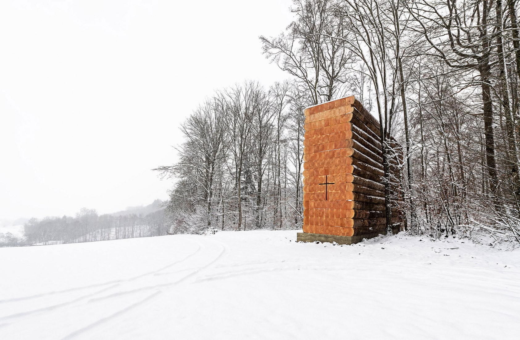Wooden Chapel by John Pawson. Photograph by Felix Friedmann Wooden Chapel by John Pawson. Photograph by Felix Friedmann