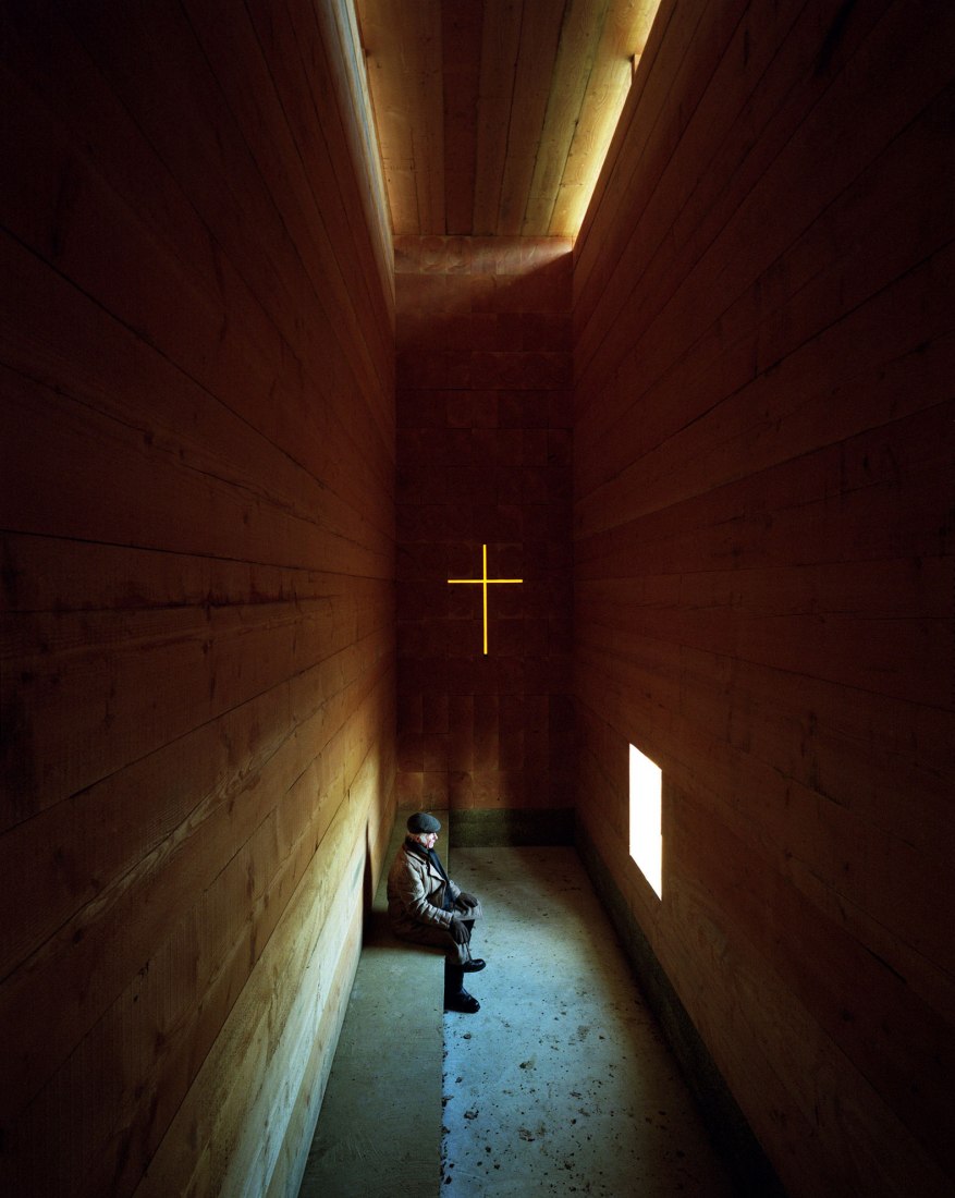Wooden Chapel by John Pawson. Photograph by Felix Friedmann Wooden Chapel by John Pawson. Photograph by Felix Friedmann