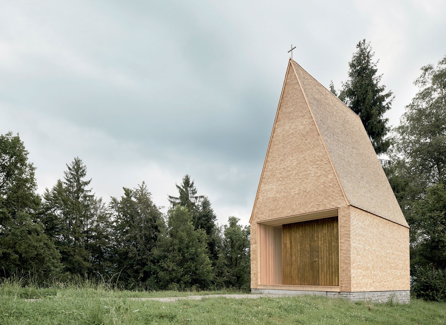 Kapelle Salgenreute by Bernardo Bader Architects. Photograph by Bernardo Bader Architects Kapelle Salgenreute by Bernardo Bader Architects. Photograph by Bernardo Bader Architects