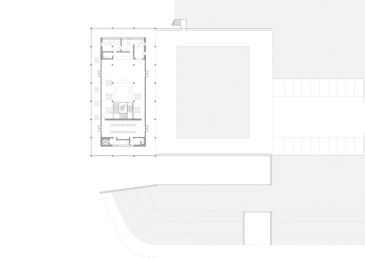 Ground floor plan. Obelisk Winery by AiD Team. 